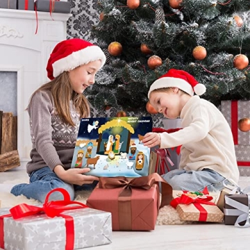 Nativity Advent Calendar 2024 for Kids - Holiday Fun