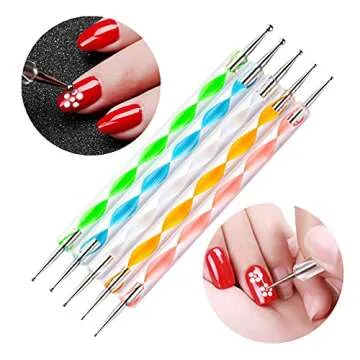 Nail Art Design Tools by FULINJOY - Dotting Pens & Brushes