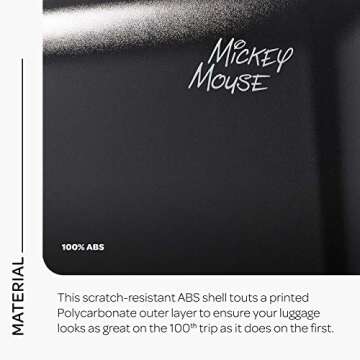 American Tourister Disney Hardside Luggage With Spinner Wheels, Mickey Mouse Pants, Carry-On 21-Inch