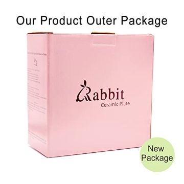 Easter Decor Bunny Cake Stand, Ceramic Rabbit Cakecup Stand, Cake Stands for Party,Wedding Cake Stand,Cupcake Stand,Cake Plate,Easter Easter Home Decorations Gift(8 Inch)