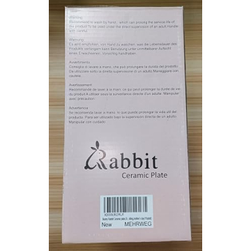 Easter Decor Bunny Cake Stand, Ceramic Rabbit Cakecup Stand, Cake Stands for Party,Wedding Cake Stand,Cupcake Stand,Cake Plate,Easter Easter Home Decorations Gift(8 Inch)