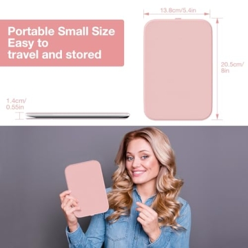 Kintion 60 LED Portable Makeup Mirror with Dimmable Lighting