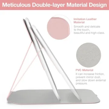 Kintion 60 LED Portable Makeup Mirror with Dimmable Lighting