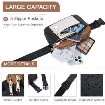 Stylish Telena Fanny Packs for Women Crossbody Bag