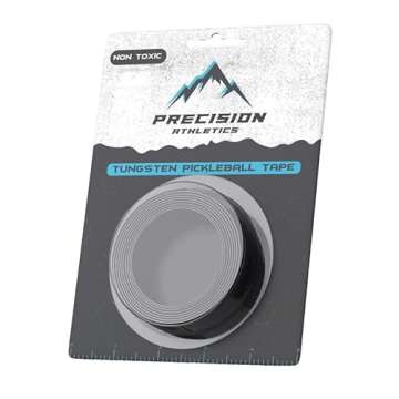 Precision Athletics Pickleball Weighted Training Tape: Tungsten-Safer Alternative for Enhanced Perfo...
