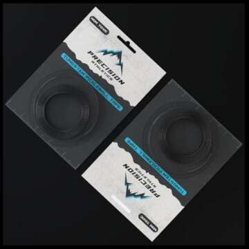 Precision Athletics Pickleball Weighted Training Tape: Tungsten-Safer Alternative for Enhanced Performance, Black