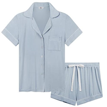 Joyaria Women’s Button-Up Pajama Set - Soft and Stylish Sleepwear