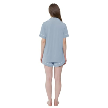 Joyaria Women's Soft Button Up Pajama Set for Comfort