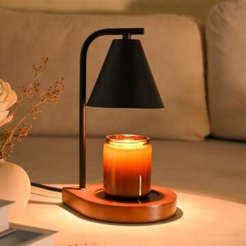 SOKCVSEA Candle Warmer Lamp - Candle Warmer with Dimmable, Birthday Gifts for Women Mom Gifts, House...