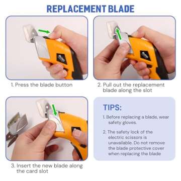 VLOXO Cordless Electric Scissors for All Craft Projects