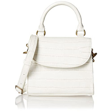 Stylish White Diana Crossbody Bag by The Drop