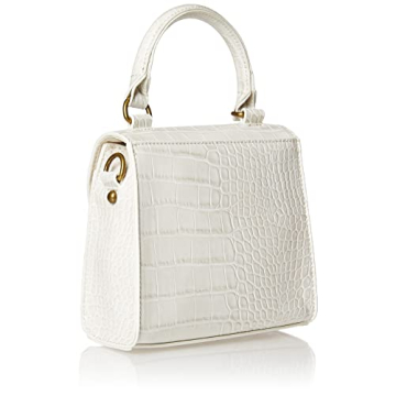 Stylish White Diana Crossbody Bag by The Drop