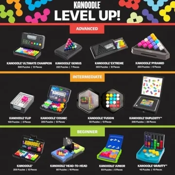 Educational Insights Kanoodle Head-to-Head Puzzle for 2 Players - Brain Teaser Game for Kids, Teens and Adults, Puzzle Games for Kids Ages 7+