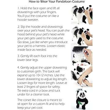 Pandaloon Dog Halloween Costume - As Seen on Shark Tank - Patented - Funny Costume with Arms for Small and Medium Dogs and Cats (Bunny, Size 0(11-12 in Height at TOP of Head, Girth<16in))