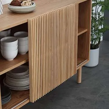 kevinplus 48'' Sideboard Buffet Cabinet for Modern Homes