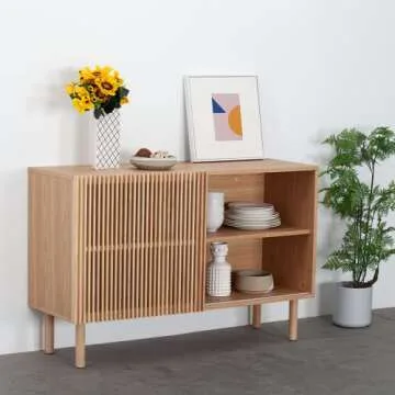 kevinplus 48'' Sideboard Buffet Cabinet for Modern Homes