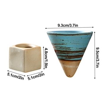 Unique Triangular Cone Coffee Mug Set - DCQRY 2Pcs