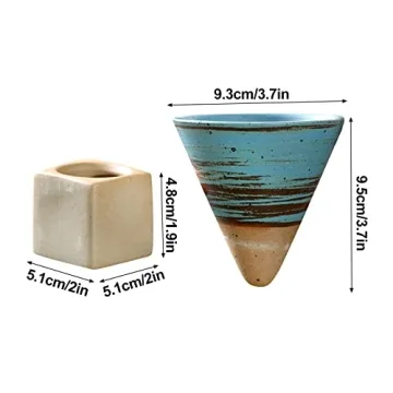 Unique Triangular Cone Coffee Mug Set - DCQRY 2Pcs