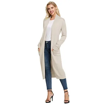 Stylish Lightweight Duster Cardigans for Women with Pockets