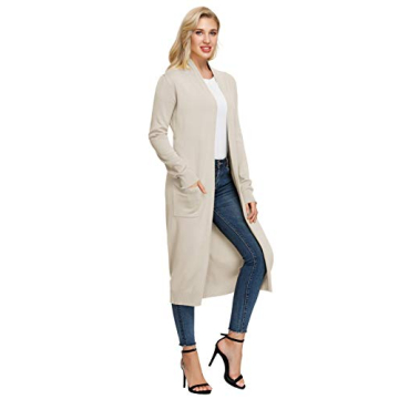Stylish Lightweight Duster Cardigans for Women with Pockets