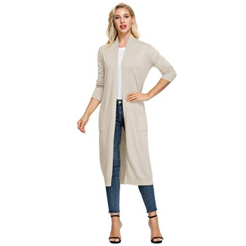 Stylish Lightweight Duster Cardigans for Women with Pockets