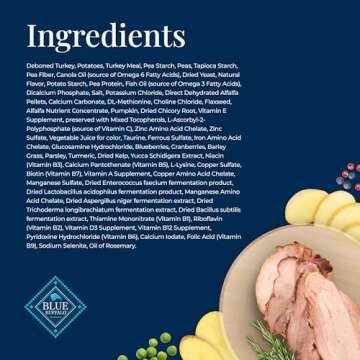 Blue Buffalo Basics Grain-Free Adult Dry Dog Food, Skin & Stomach Care, Limited Ingredient Diet for Dogs, Turkey Recipe, 24-lb. Bag