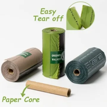 Greener Walker Poop Bags - 540 Extra Thick Leak Proof Bags