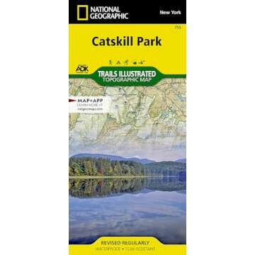Catskill Park Map (National Geographic Trails Illustrated Map, 755)