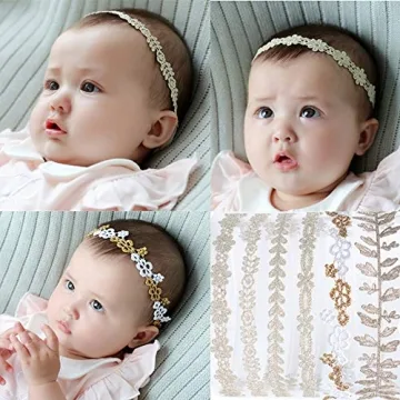 Cute Rabbit Ears Headbands for Girls - Gold Stylish Accessory