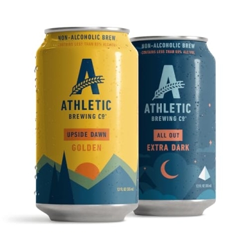 Athletic Brewing Non-Alcoholic Mixed 12-Pack - 6 All Out & 6 Upside Dawn