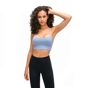 Stylish Longline Strappy Sports Bra for Women