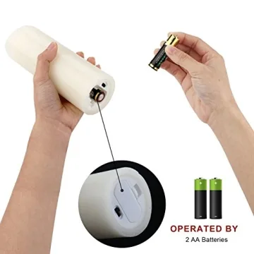 Enchanting Ivory Flameless Candles with Remote - 9 Piece Set