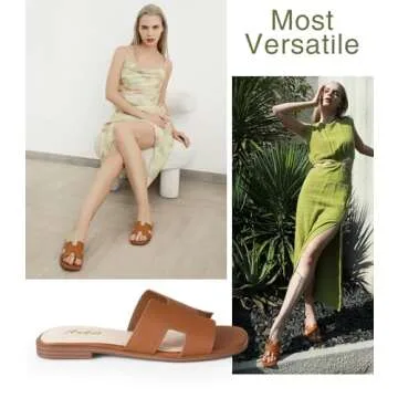 Ankis Women's Flat Sandals Stylish Comfort for Summer