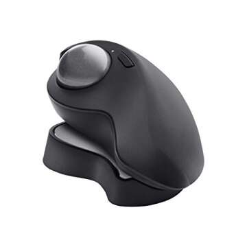 Logitech MX Ergo Plus Advanced Wireless Trackball for PC and MAC with Extra 10° Wedge
