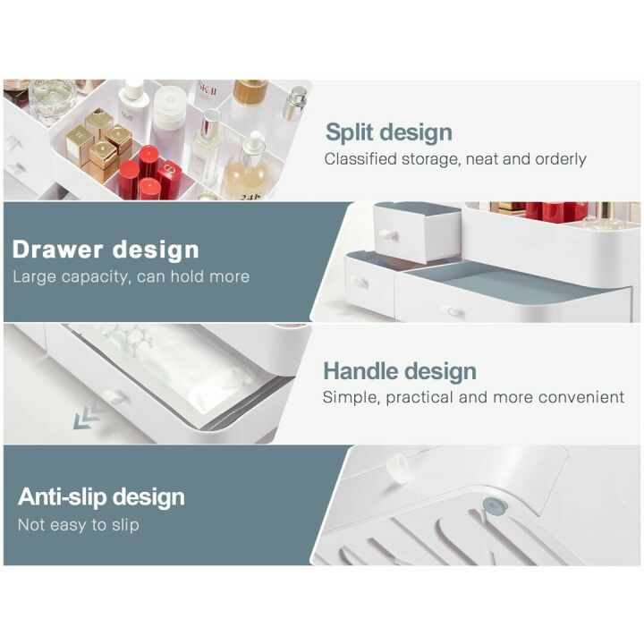 ONXE Makeup Organizer with Drawers - Large Capacity