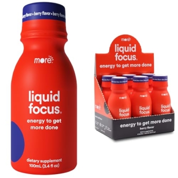 More Labs Liquid Focus Nootropic Drink for Energy & Focus