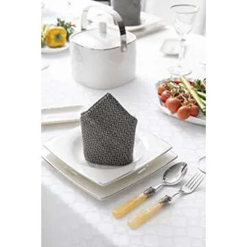 Smyrna Turkish Cotton Napkins Set of 6 - Luxurious Design