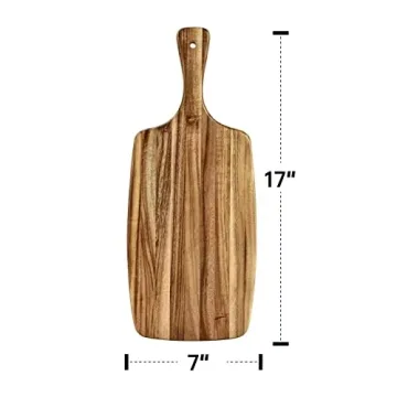 KARRYOUNG Acacia Wood Cutting Board - Durable Kitchen Essential