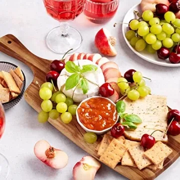 KARRYOUNG Acacia Wood Cutting Board - Durable Kitchen Essential