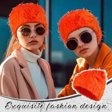 Chuarry Distressed Knitted Beanie - Stylish & Warm Winter Hat