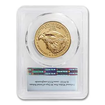 2023 American Gold Eagle MS70 First Strike by Mint State Gold