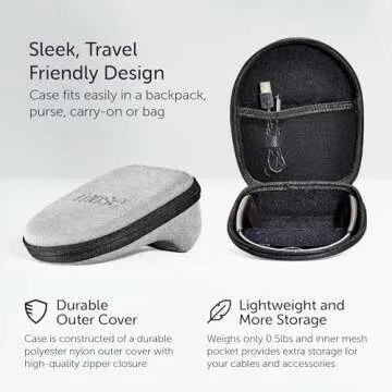 MUSE 2: The Brain Sensing Headband and Official Storage Carrying Case | EEG MUSE Headband Meditation Tracker and Monitor | Multi Sensor Biofeedback Device with Responsive Sound Feedback Guidance
