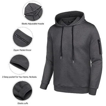 COOFANDY Men's Stylish Tracksuit for Gym and Casual Wear