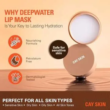 Vegan Deepwater Hydrating Lip Mask for Soft Lips