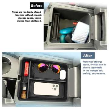 EUEKY 2023 Honda Pilot Console Organizer - Perfect Fit