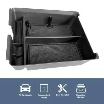 EUEKY 2023 Honda Pilot Console Organizer - Perfect Fit