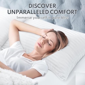 HEYCUZI Queen Size Pillows - Luxurious Down Alternative Comfort