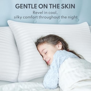 HEYCUZI Queen Size Pillows - Luxurious Down Alternative Comfort