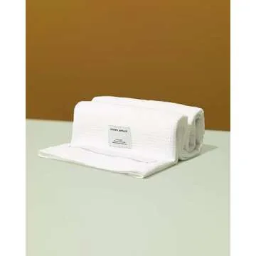 CROWN AFFAIR - The Towel - Special Microfiber Hair Towel, Oversized for Optimal Drying, White