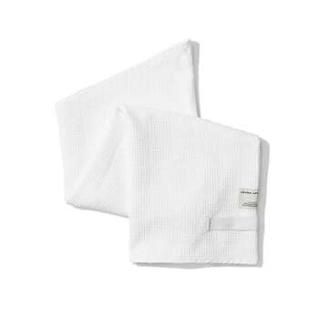 CROWN AFFAIR - The Towel - Special Microfiber Hair Towel, Oversized for Optimal Drying, White